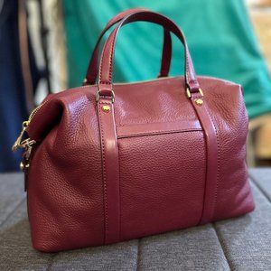 Michael Kors Beck Medium Satchel Dk Berry